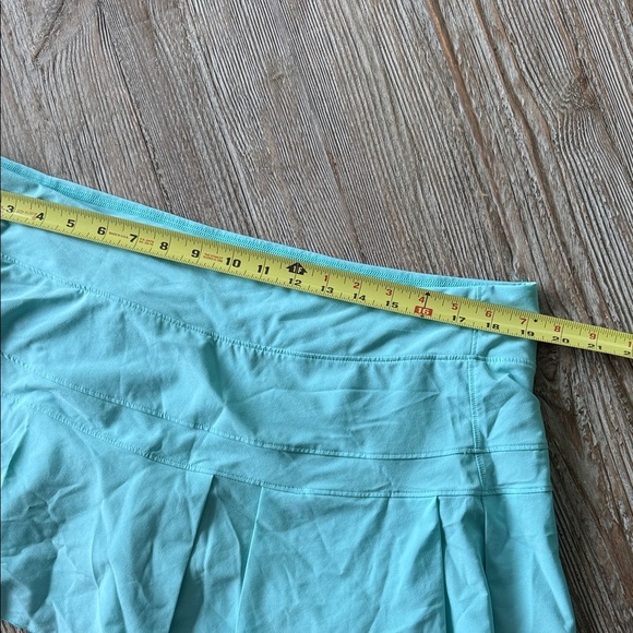 Nike Pickleball Aqua Tennis Skirt Skort XL Turquoise w Shorties - Picture 7 of 8